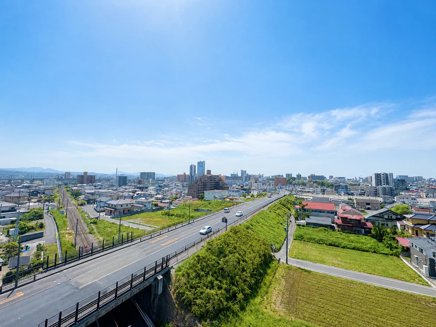 郡山市の住宅地・街並みの写真
